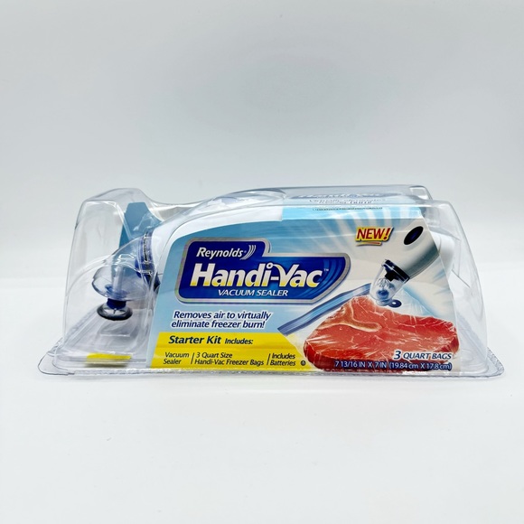 Reynolds Handi-Vac 3 Quart Bags Vacuum Sealer + Starter Kit - Picture 1 of 6